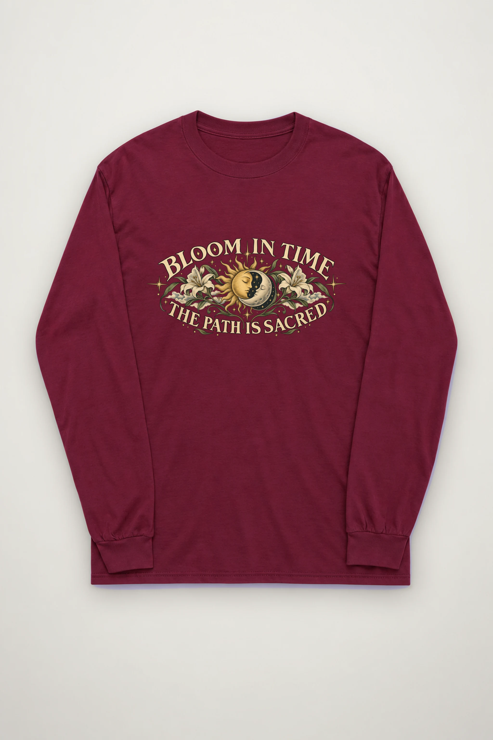 "Bloom In Time" Unisex Longsleeve T-shirt