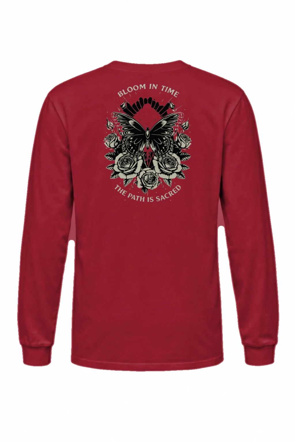 "Bloom In Time" Unisex Longsleeve T-shirt | Gildan 2400