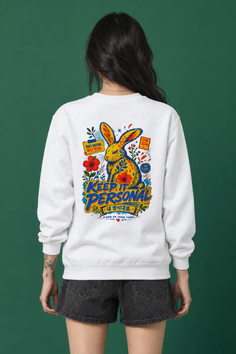 "Bloom On Your Terms" Heavy Blend Unisex Crewneck Sweatshirt
