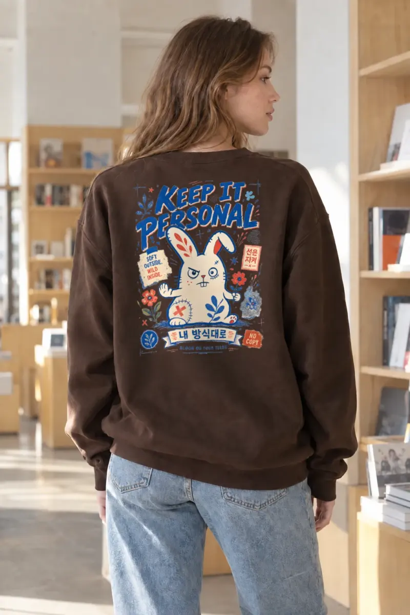 “Bloom On Your Terms” Heavy Blend Unisex Crewneck Sweatshirt | Gildan 18000