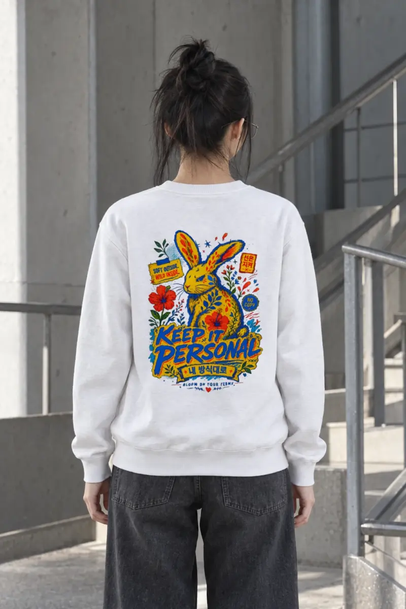 "Bloom On Your Terms" Heavy Blend Unisex Crewneck Sweatshirt