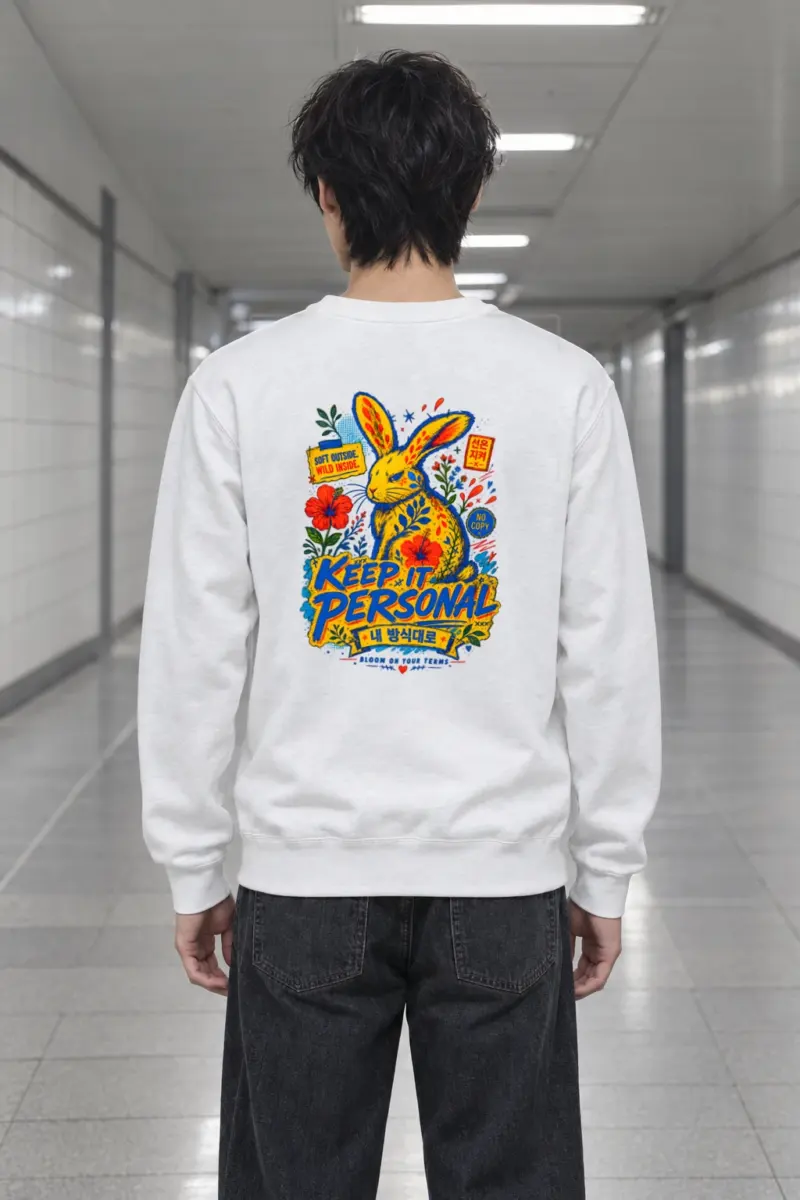 "Bloom On Your Terms" Heavy Blend Unisex Crewneck Sweatshirt