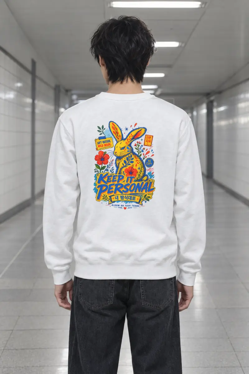 "Bloom On Your Terms" Heavy Blend Unisex Crewneck Sweatshirt