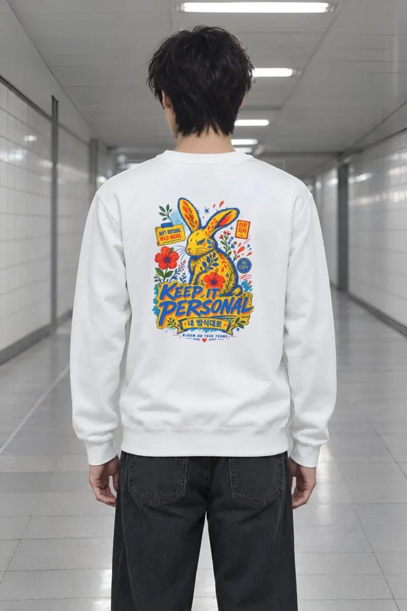 "Bloom On Your Terms" Heavy Blend Unisex Crewneck Sweatshirt