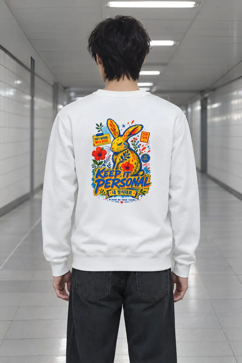 "Bloom On Your Terms" Heavy Blend Unisex Crewneck Sweatshirt