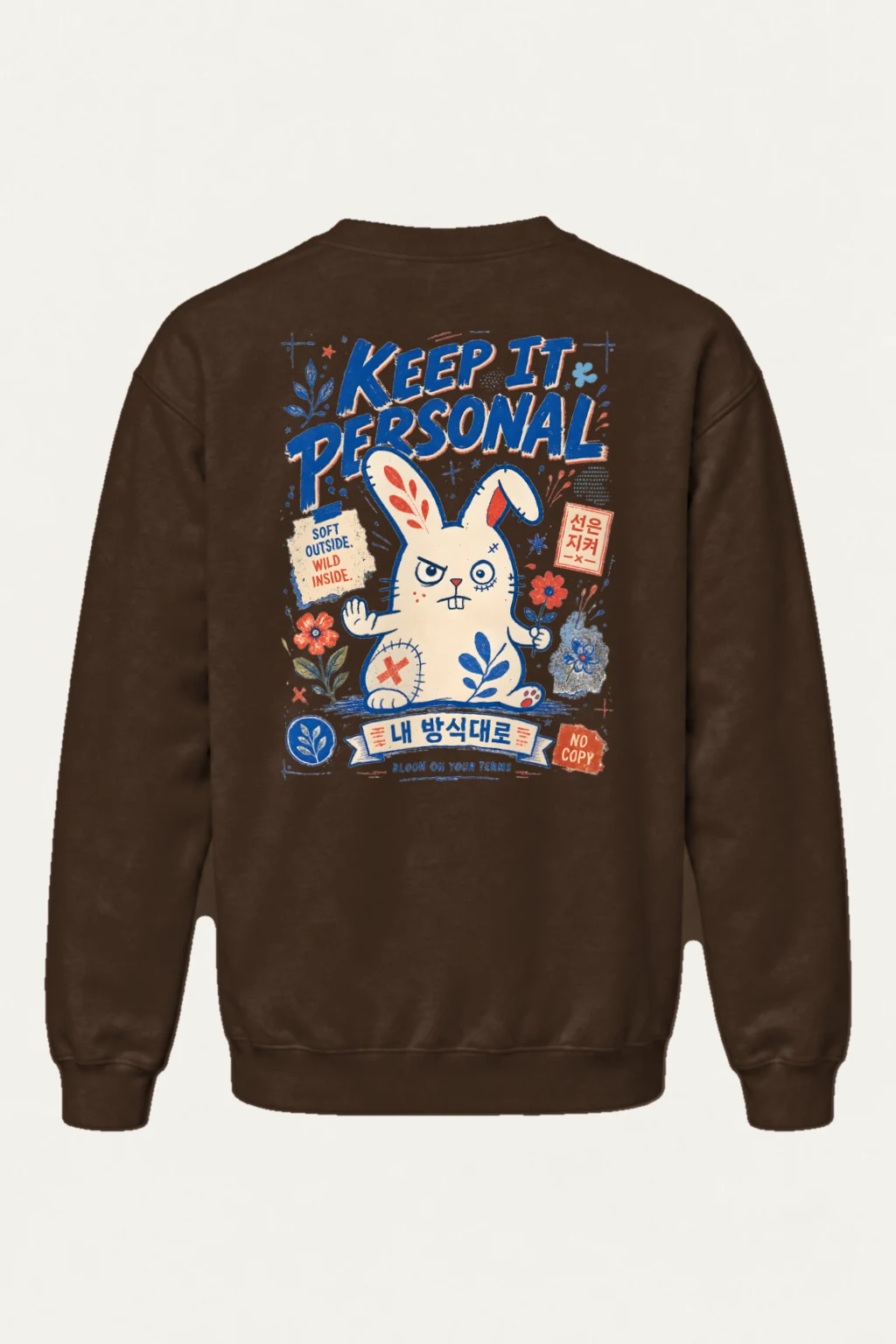 "Bloom On Your Terms" Heavy Blend Unisex Crewneck Sweatshirt | Gildan 18000