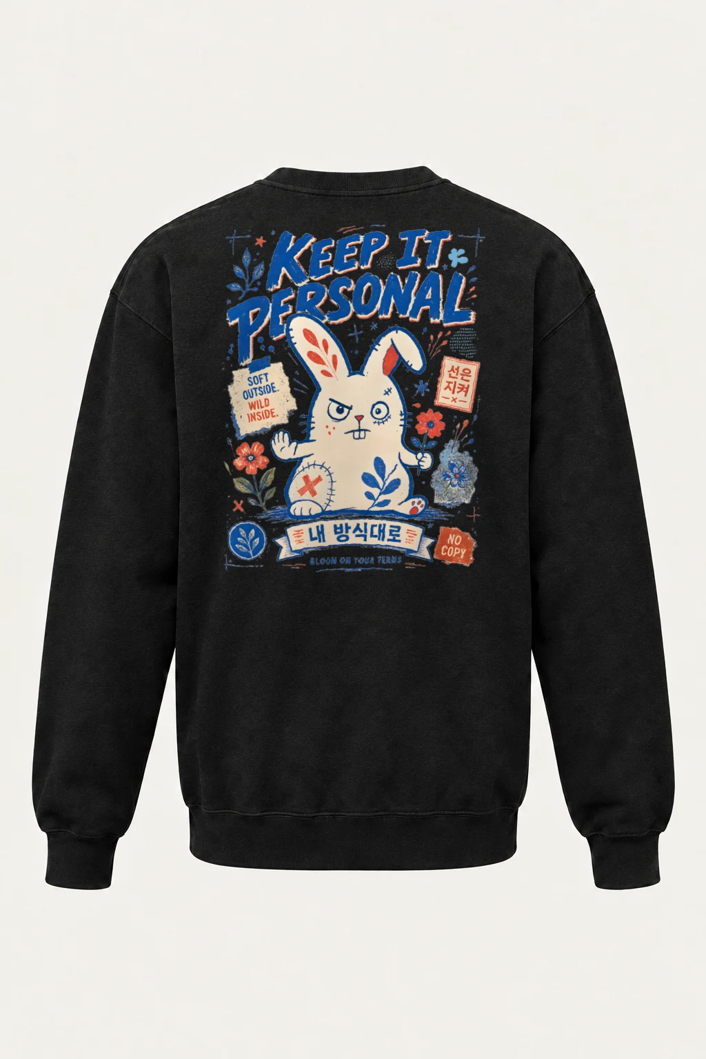 "Bloom On Your Terms" Heavy Blend Unisex Crewneck Sweatshirt | Gildan 18000