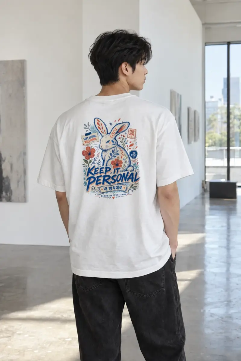 “Bloom On Your Terms” Heavyweight Unisex Crewneck T-shirt | Gildan 5000