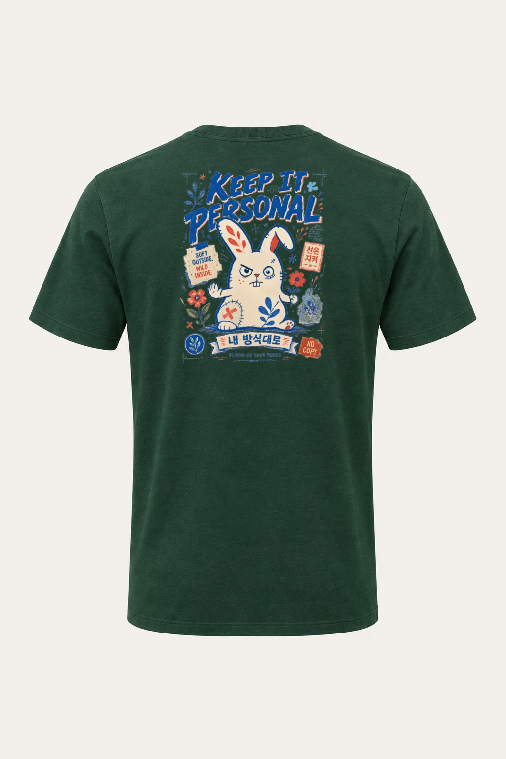 "Bloom On Your Terms" Heavyweight Unisex Crewneck T-shirt | Gildan 5000