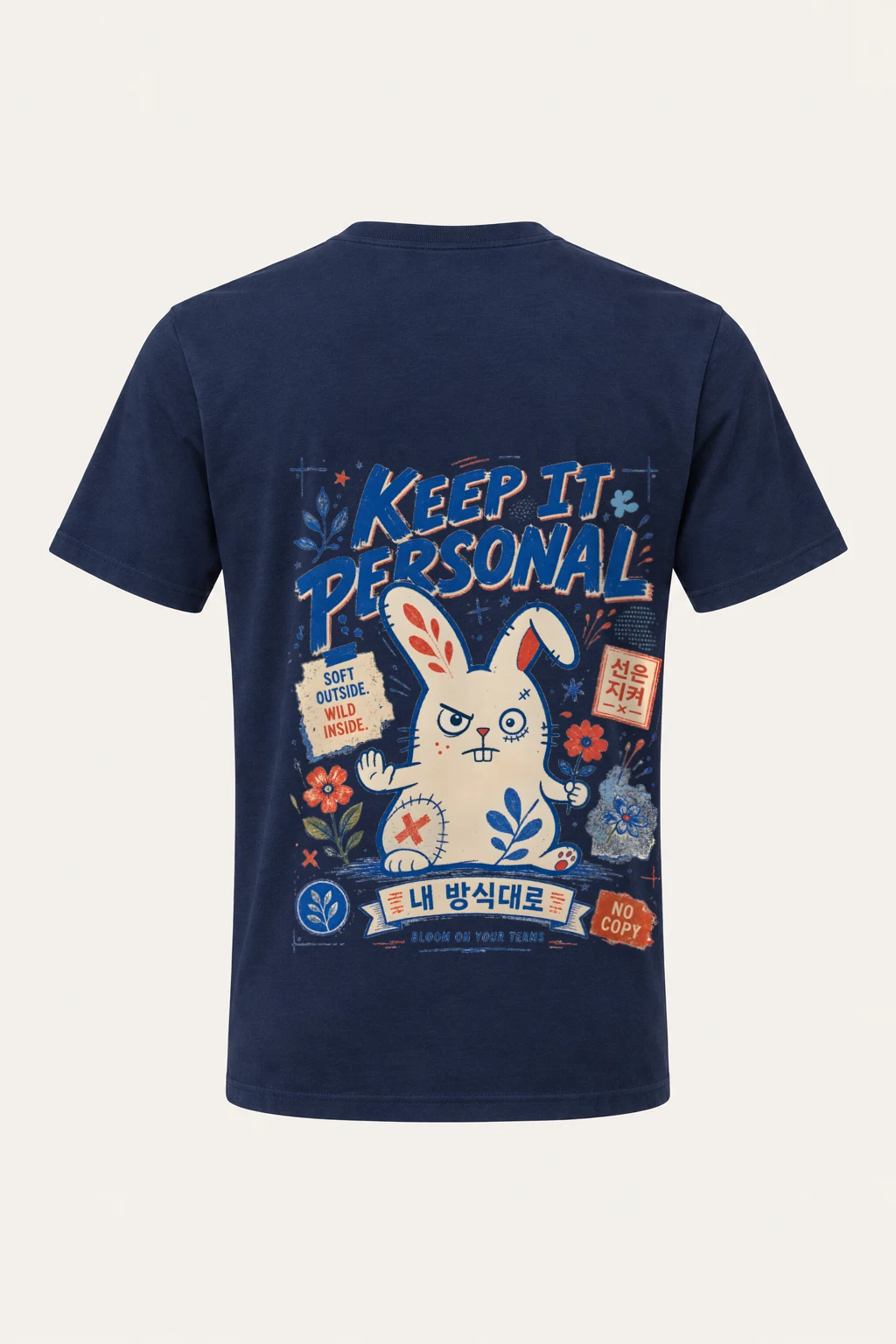 "Bloom On Your Terms" Heavyweight Unisex Crewneck T-shirt | Gildan 5000