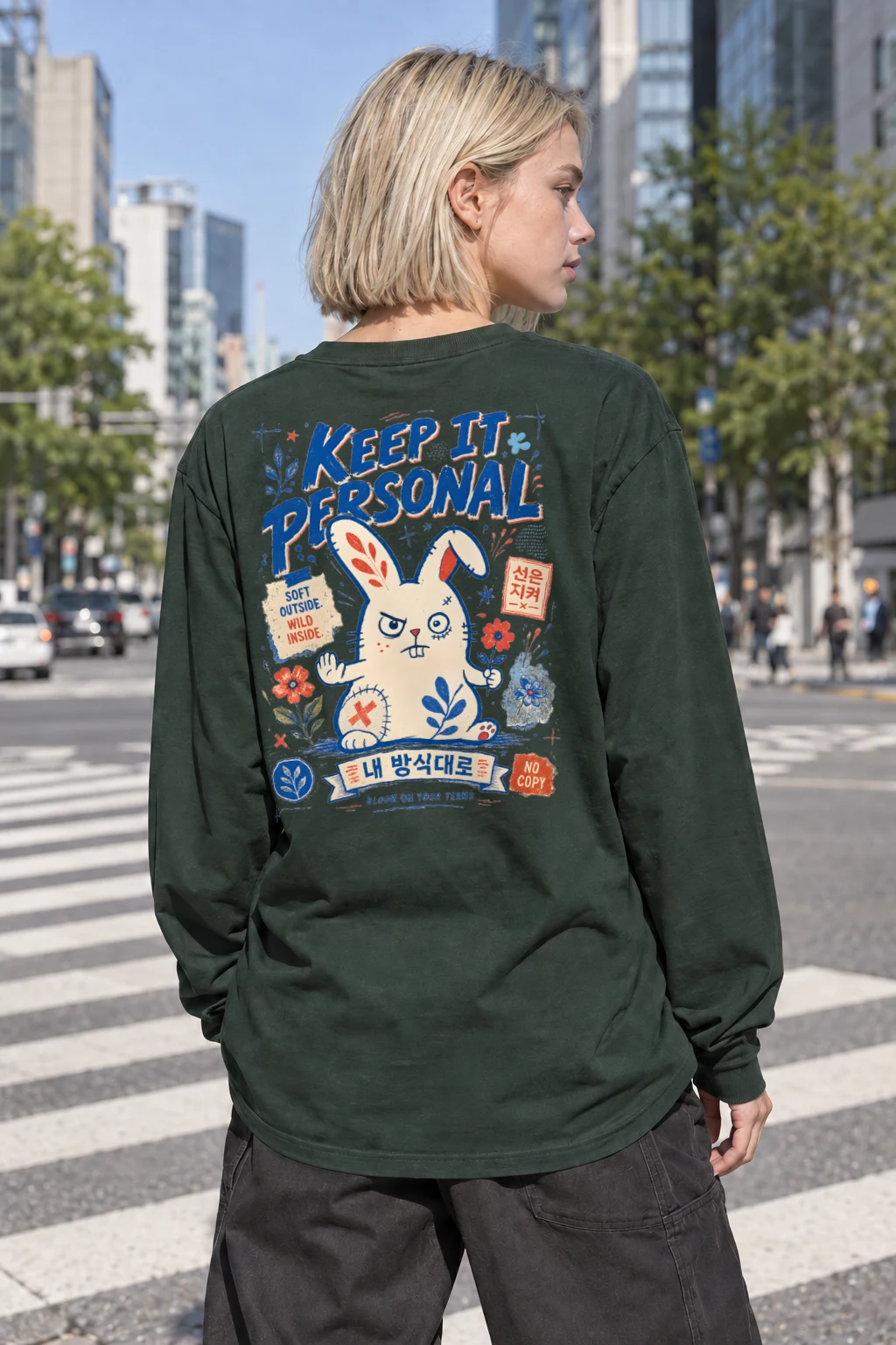 "Bloom On Your Terms" Unisex Longsleeve T-shirt | Gildan 2400
