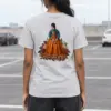 "Floral Hanbok Woman" Heavyweight Unisex Crewneck T-shirt | Gildan 5000