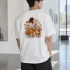 "Wildflower Stillness" Heavyweight Unisex Crewneck T-shirt | Gildan 5000