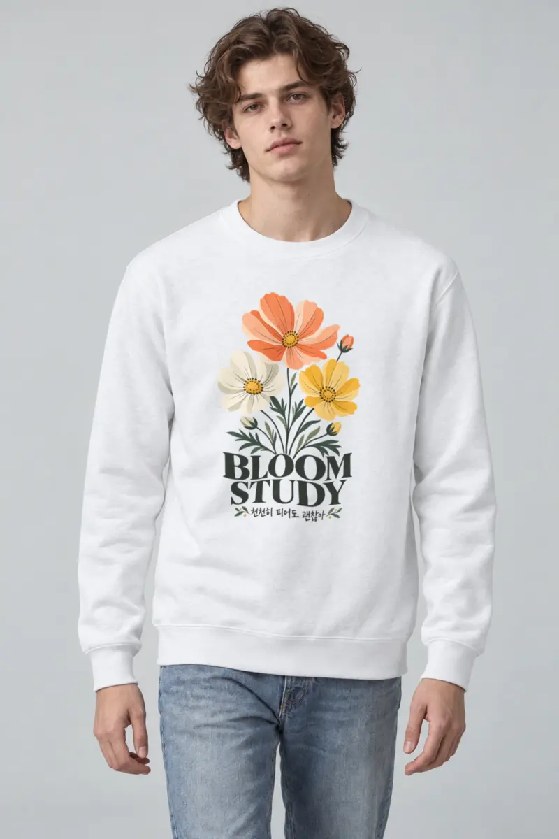"Bloom Study" Heavy Blend Unisex Crewneck Sweatshirt