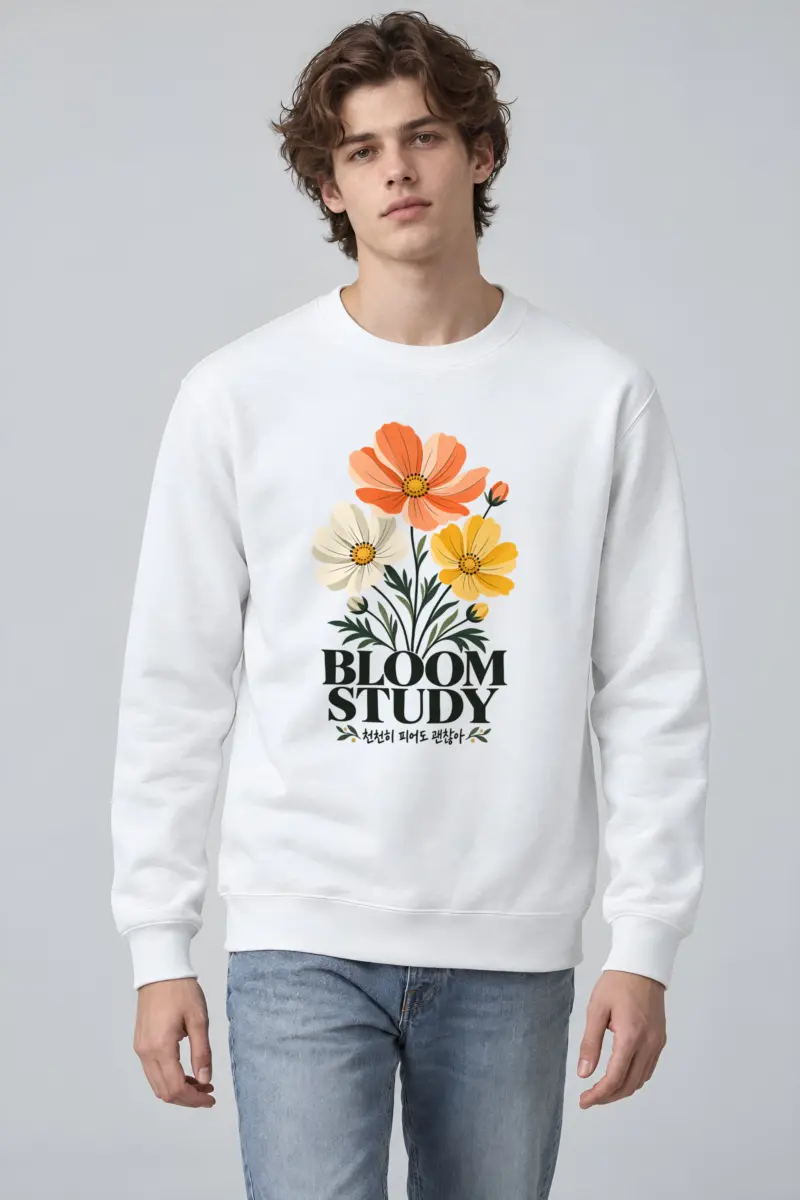 "Bloom Study" Heavy Blend Unisex Crewneck Sweatshirt