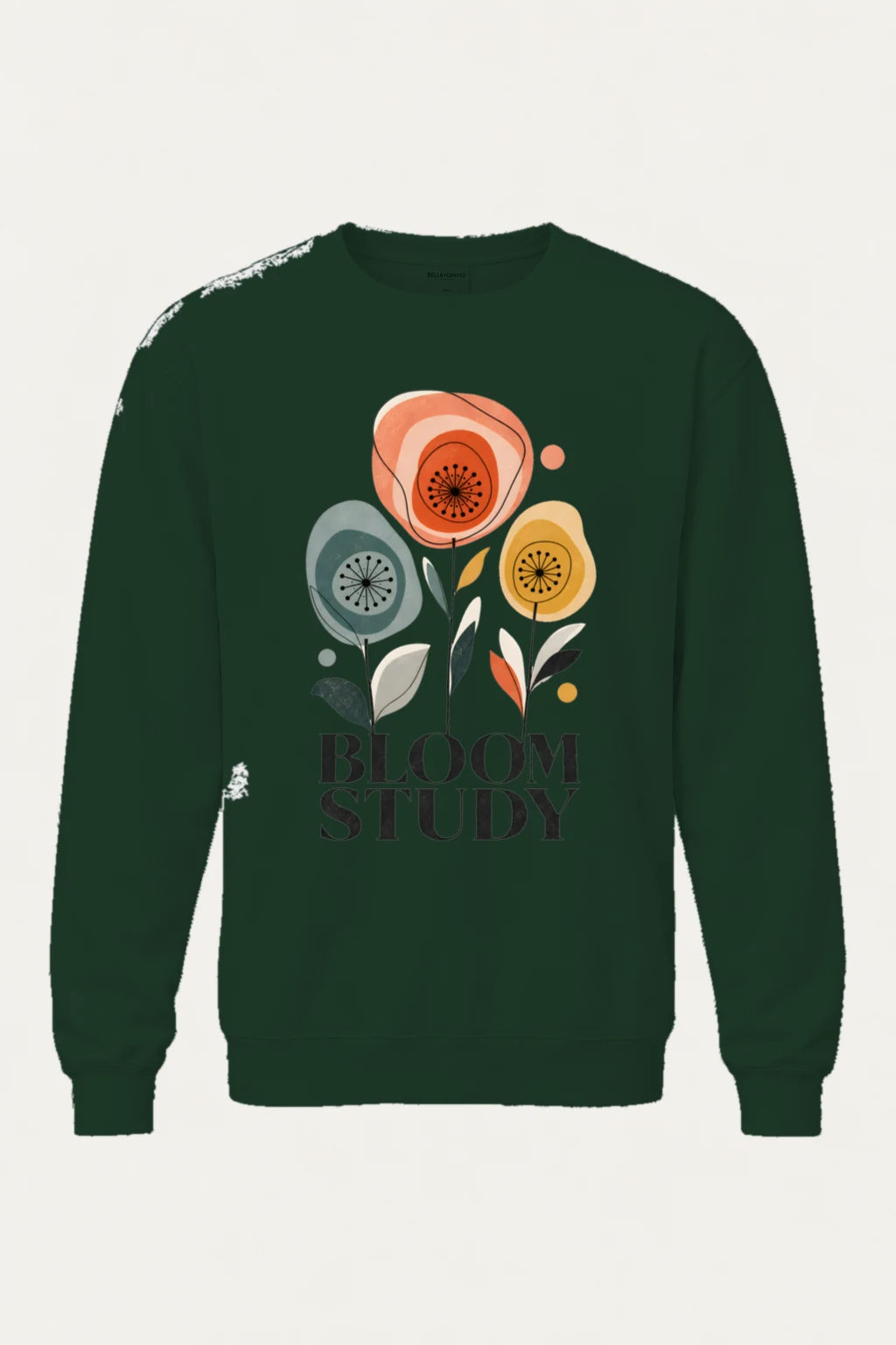 "Bloom Study" Heavy Blend Unisex Crewneck Sweatshirt | Gildan 18000
