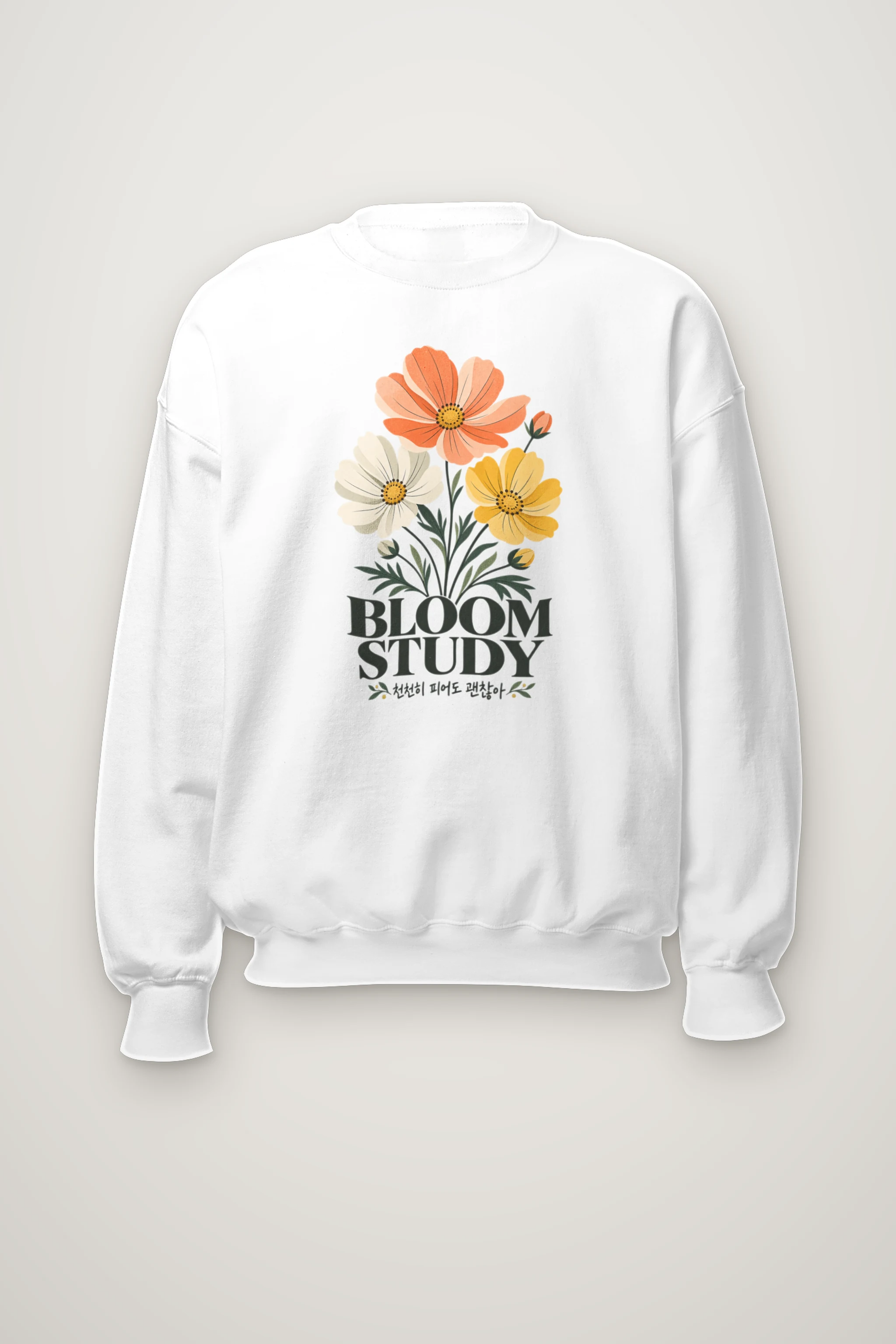 "Bloom Study" Heavy Blend Unisex Crewneck Sweatshirt