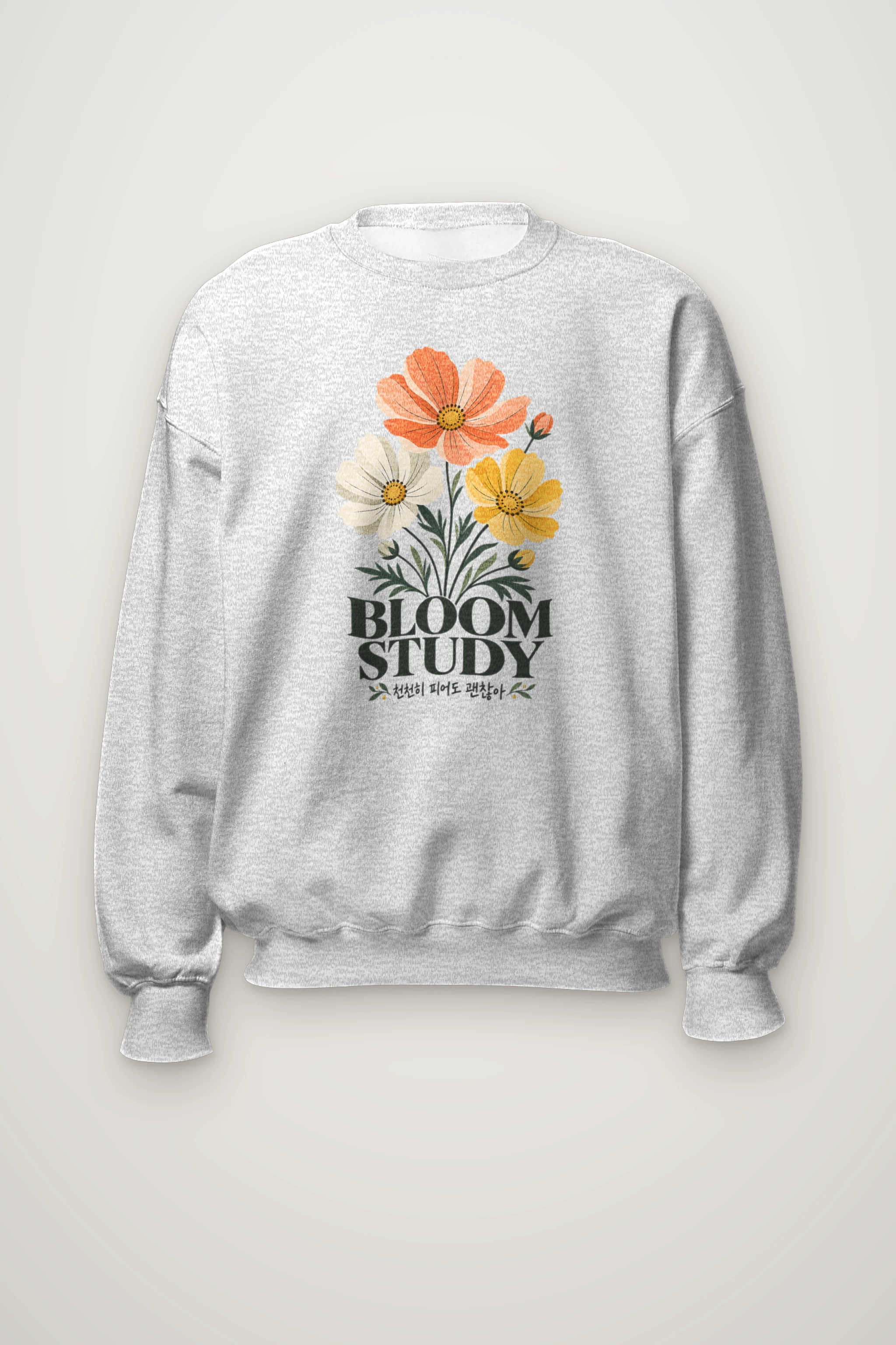 "Bloom Study" Heavy Blend Unisex Crewneck Sweatshirt