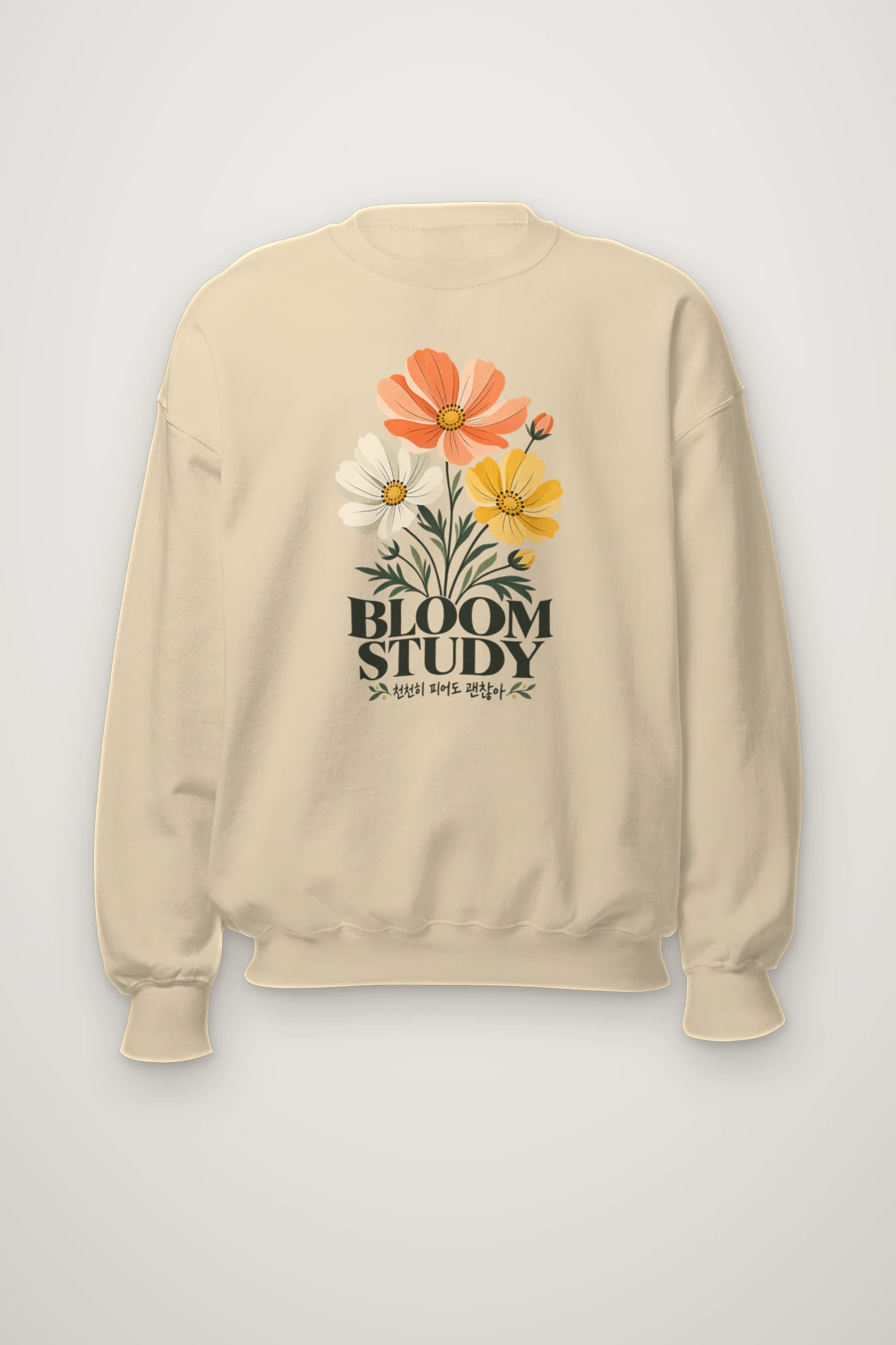 "Bloom Study" Heavy Blend Unisex Crewneck Sweatshirt