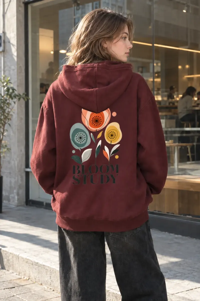 "Bloom Study" Heavy Blend Unisex Pullover Hoodie | Gildan 18500