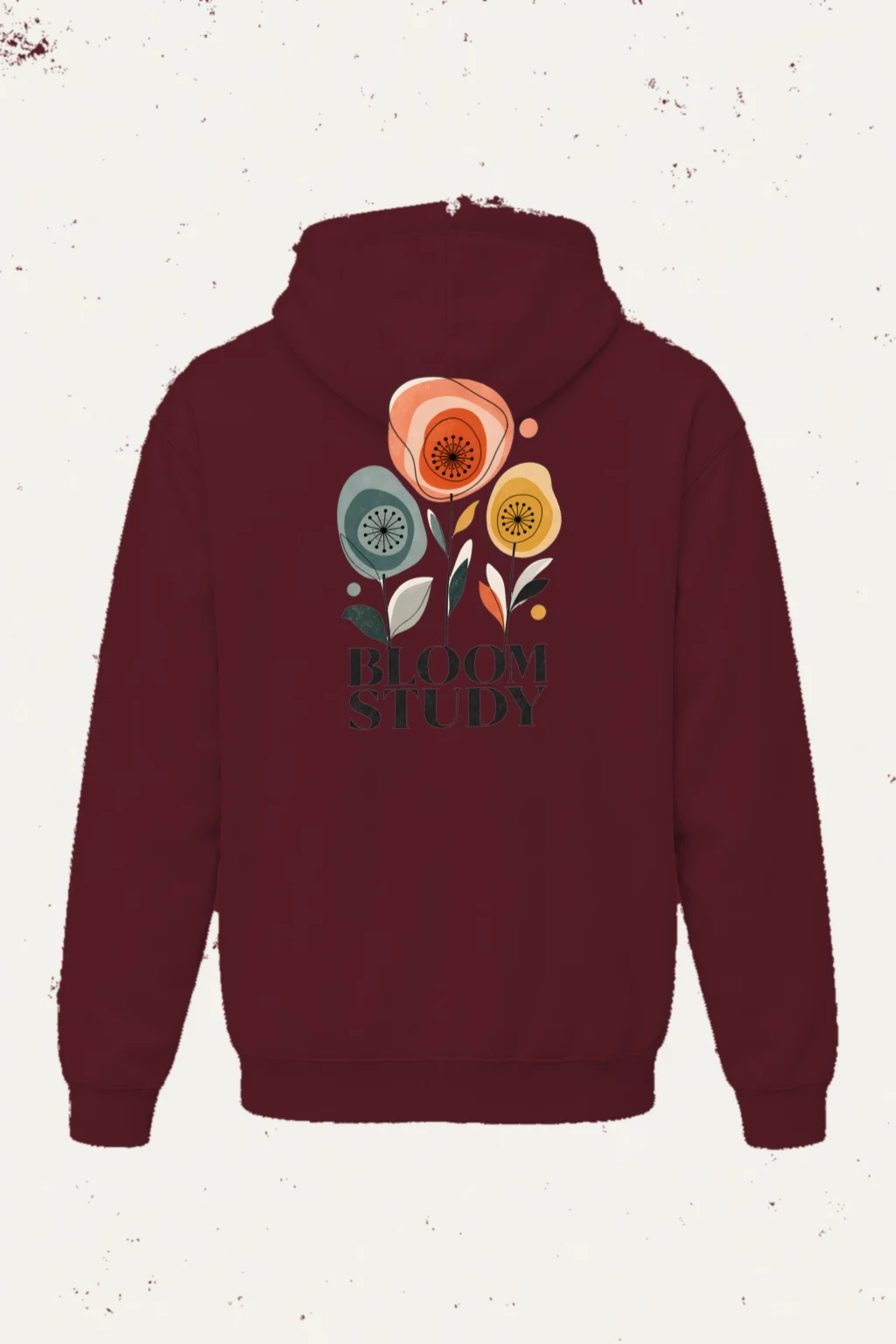 "Bloom Study" Heavy Blend Unisex Pullover Hoodie | Gildan 18500