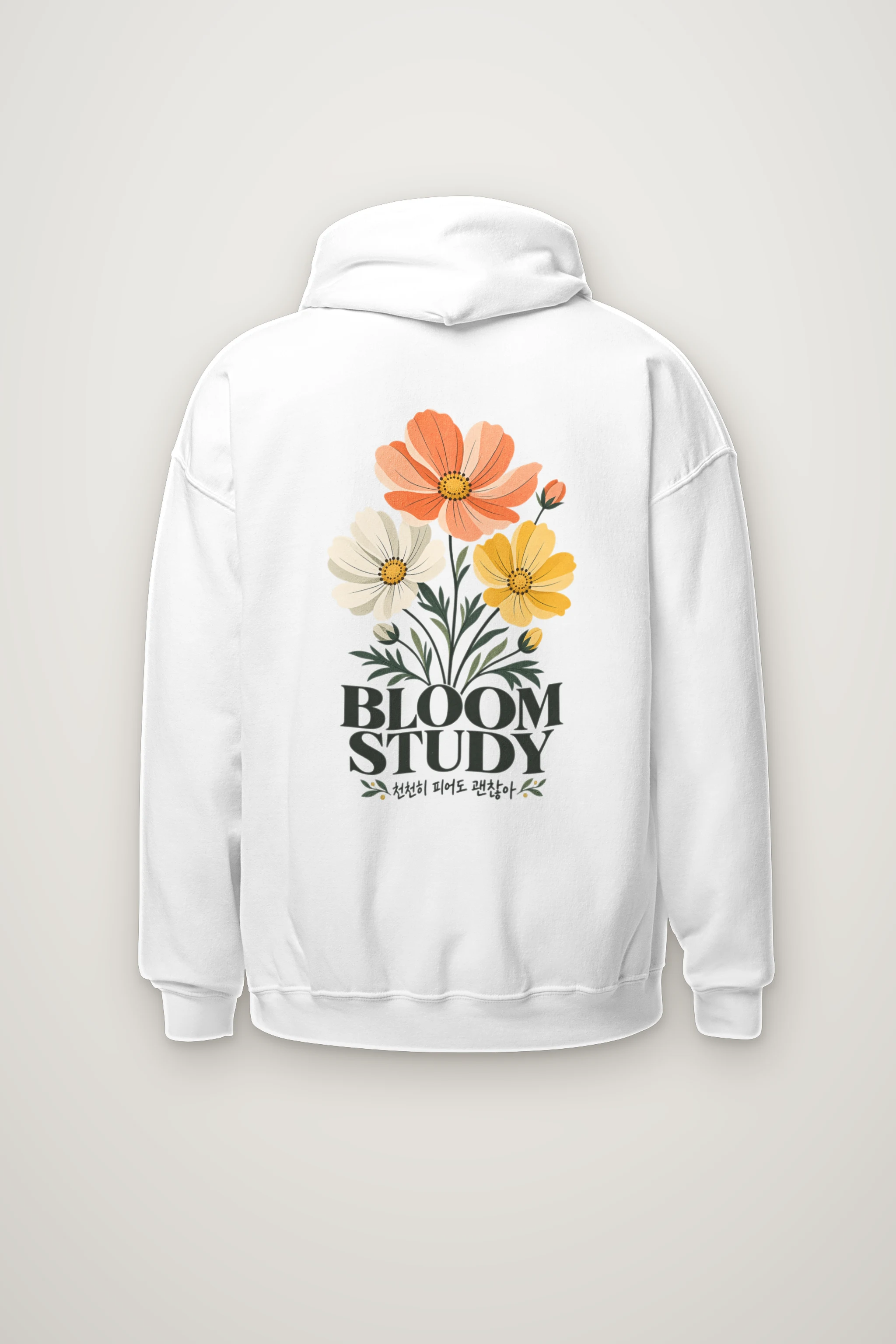 "Bloom Study" Heavy Blend Unisex Pullover Hoodie