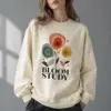 "Bloom Study" Unisex Sponge Fleece Crewneck Sweatshirt | Bella + Canvas 3901
