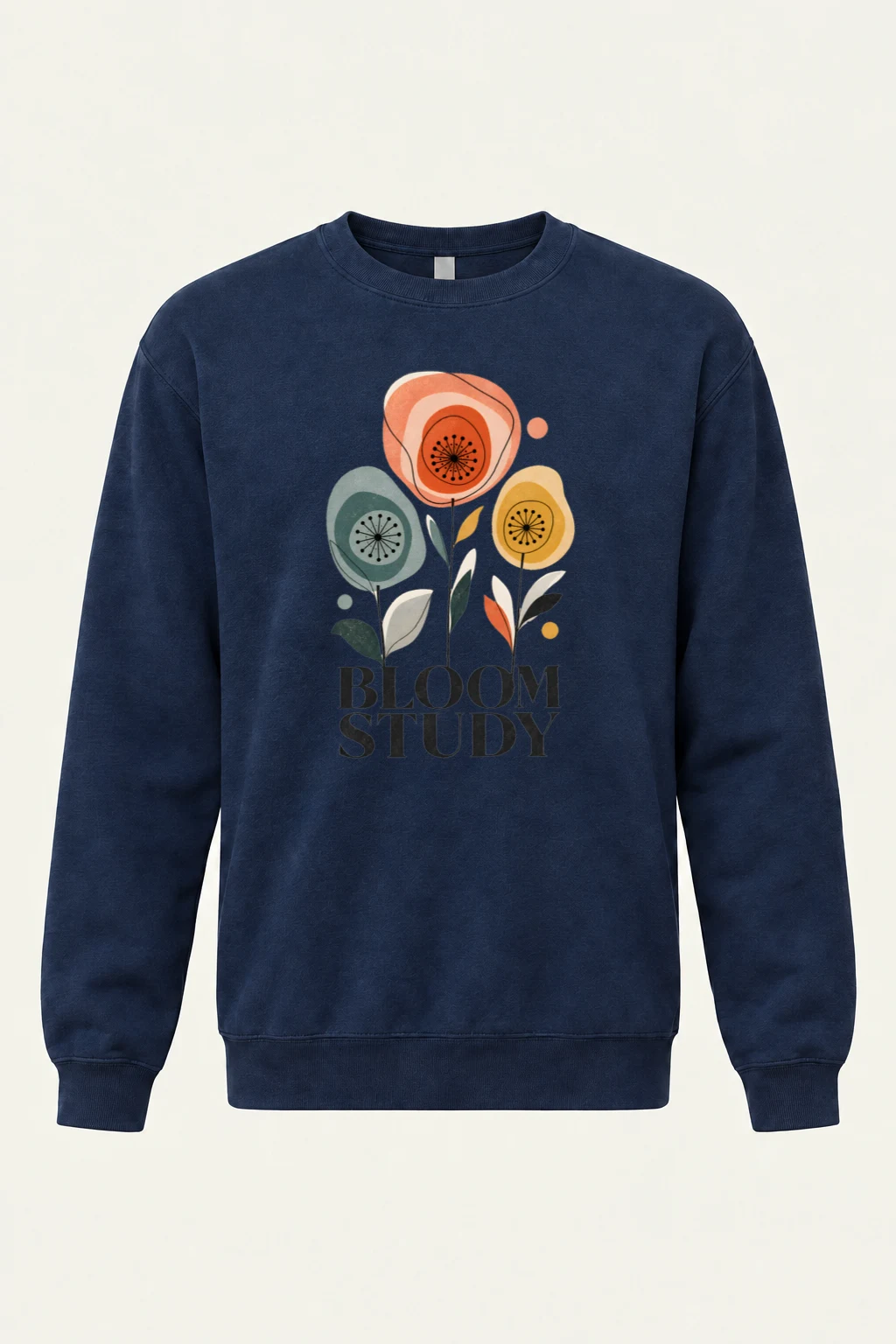 "Bloom Study" Unisex Sponge Fleece Crewneck Sweatshirt | Bella + Canvas 3901