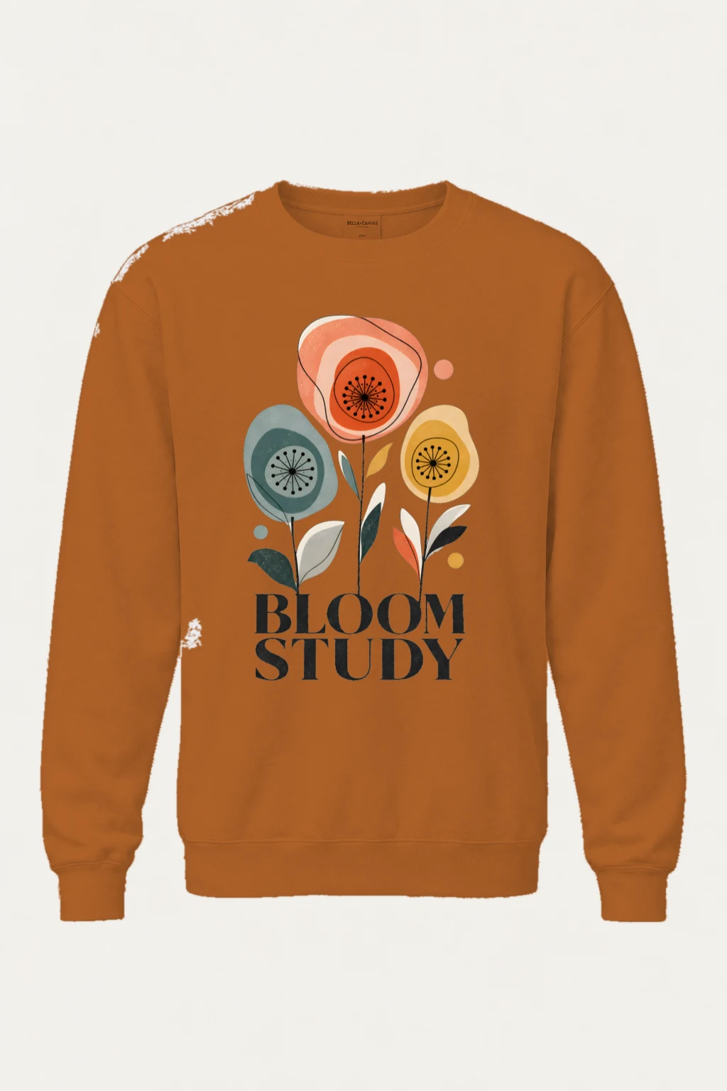 "Bloom Study" Unisex Sponge Fleece Crewneck Sweatshirt | Bella + Canvas 3901
