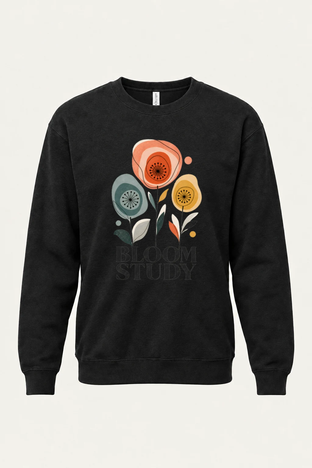 "Bloom Study" Unisex Sponge Fleece Crewneck Sweatshirt | Bella + Canvas 3901