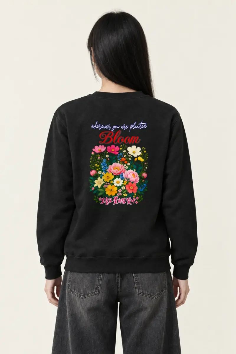 "Bloom Wherever Planted" Heavy Blend Unisex Crewneck Sweatshirt