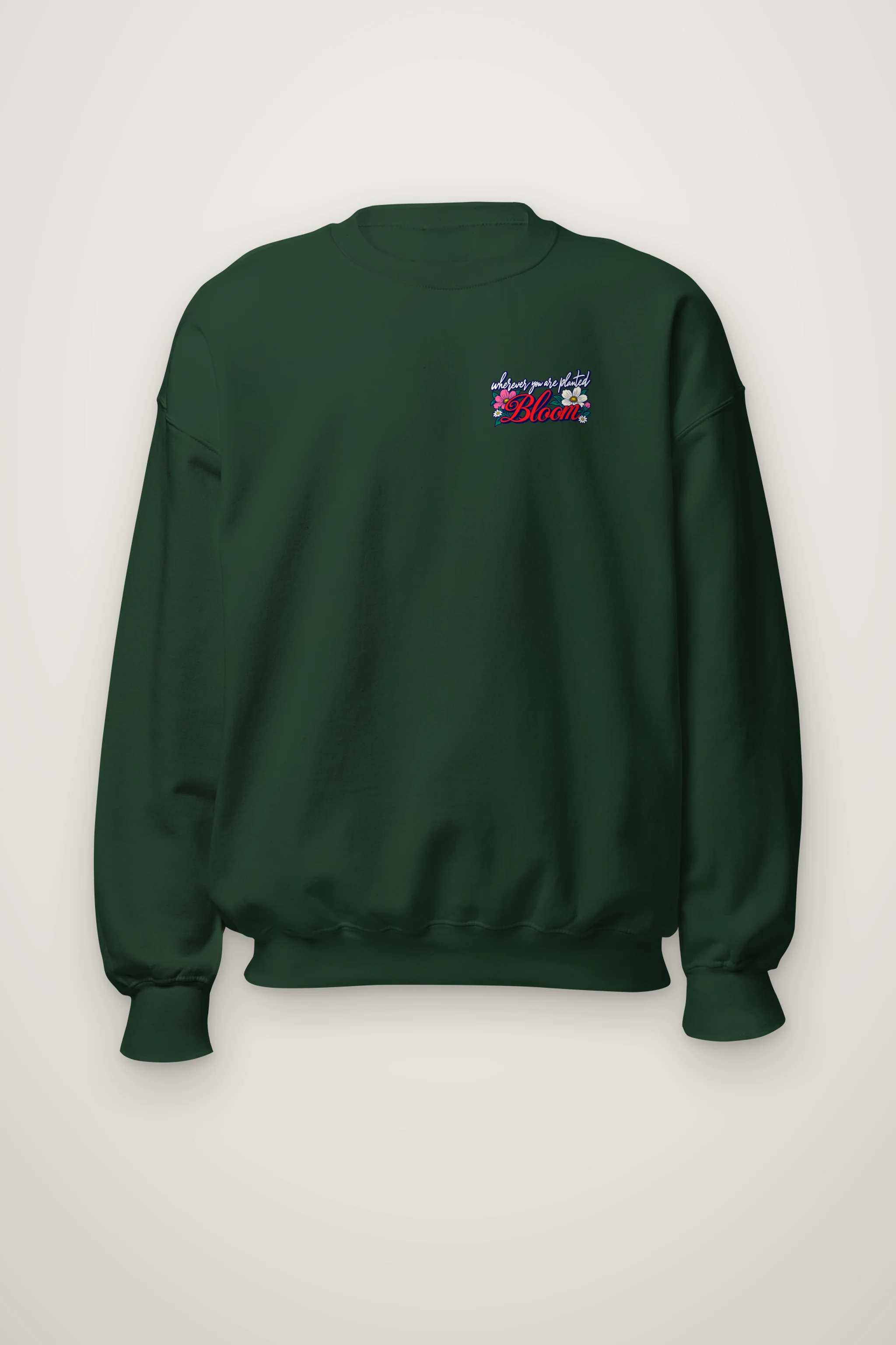 "Bloom Wherever Planted" Heavy Blend Unisex Crewneck Sweatshirt