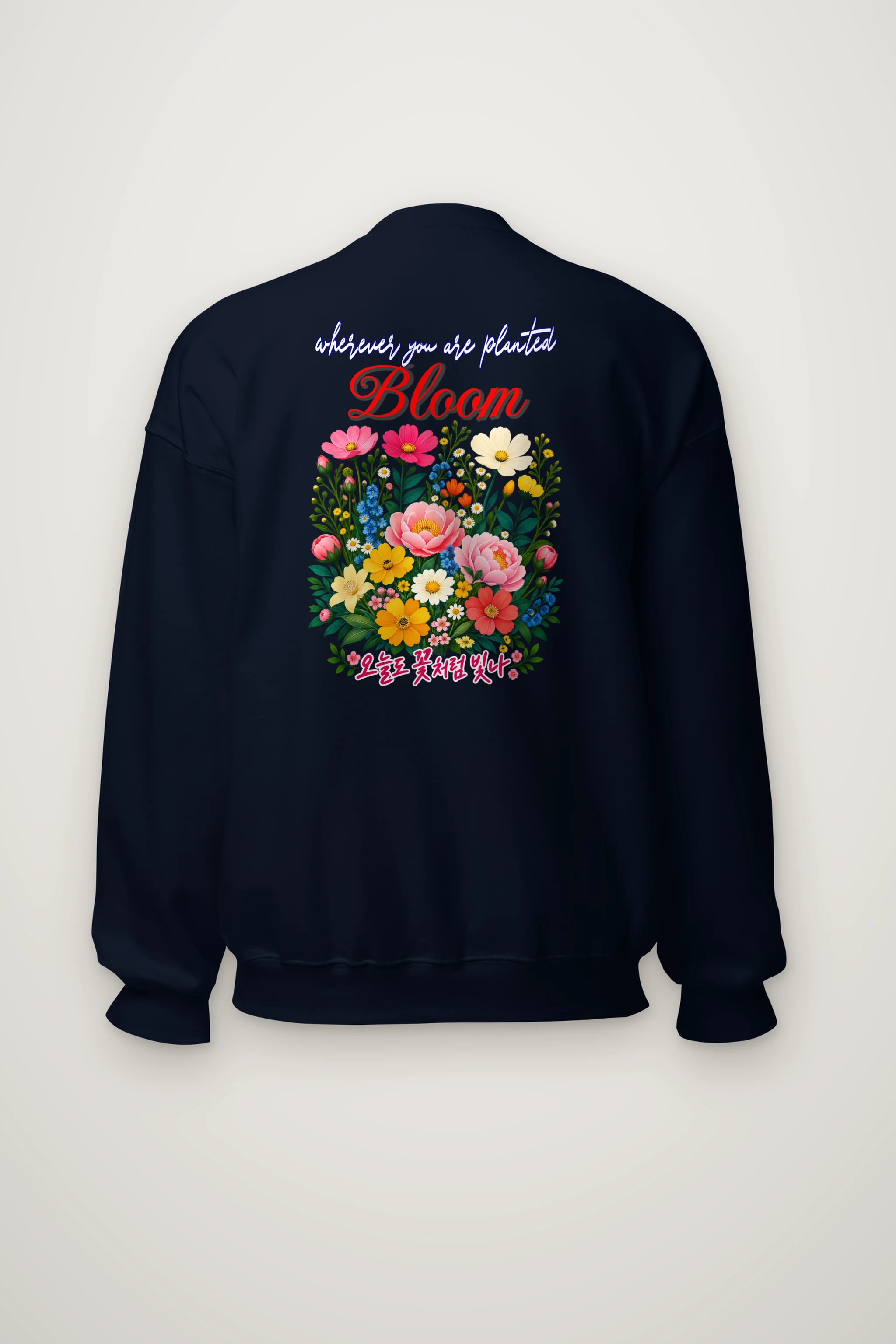 "Bloom Wherever Planted" Heavy Blend Unisex Crewneck Sweatshirt