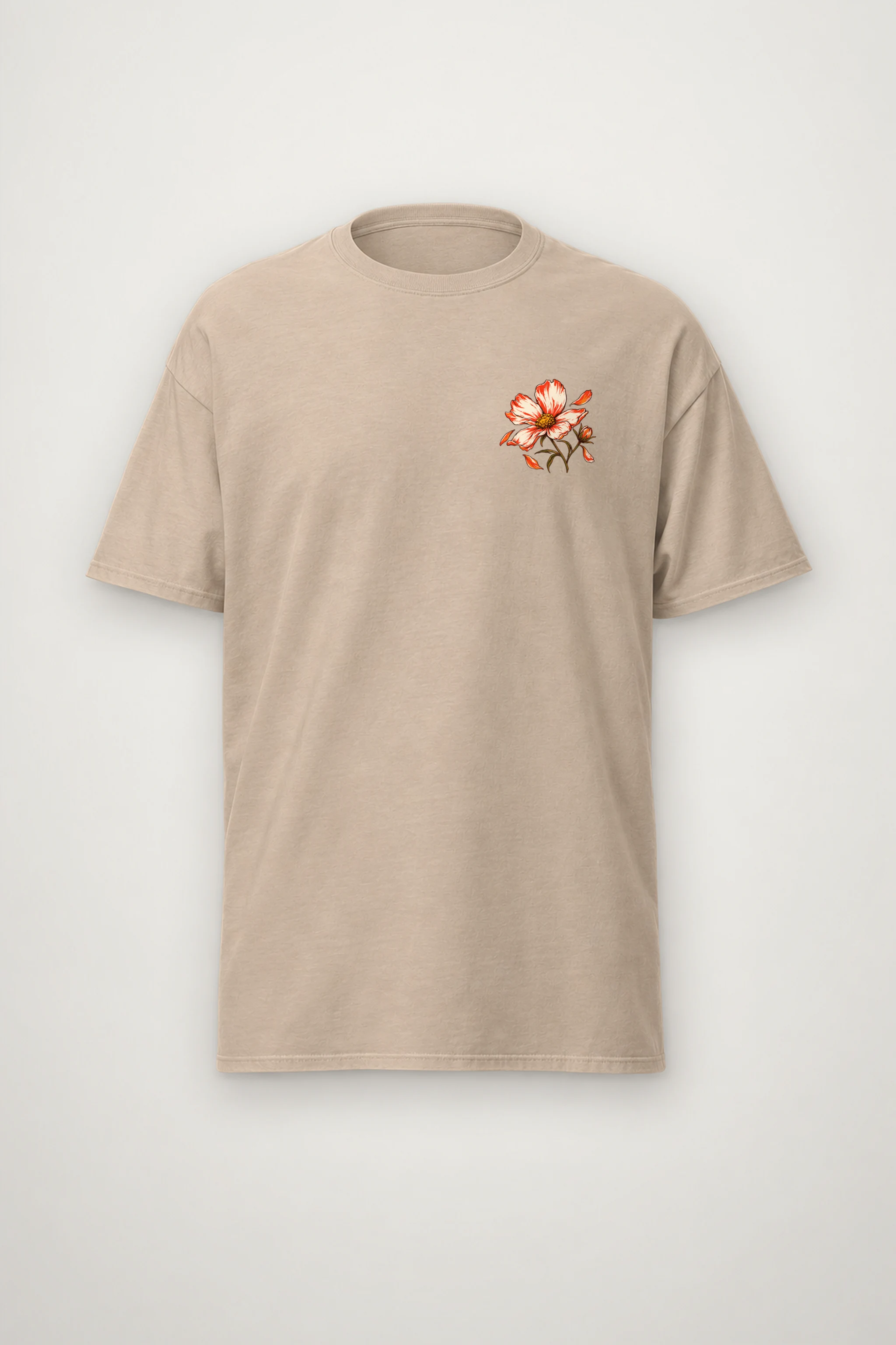 "Blooming At My Pace" Heavyweight Unisex Crewneck T-shirt