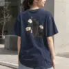 "Blooming Cat" Heavyweight Unisex Crewneck T-shirt | Gildan 5000
