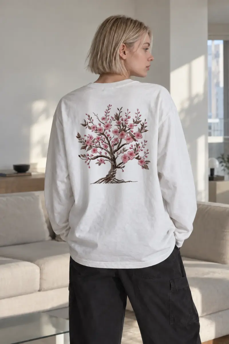 “Blooming Root Tree” Unisex Longsleeve T-shirt | Gildan 2400