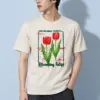 "Blooming Tulip" Heavyweight Unisex Crewneck T-shirt