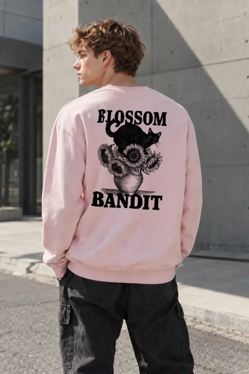 "Blossom Bandit" Heavy Blend Unisex Crewneck Sweatshirt | Gildan 18000