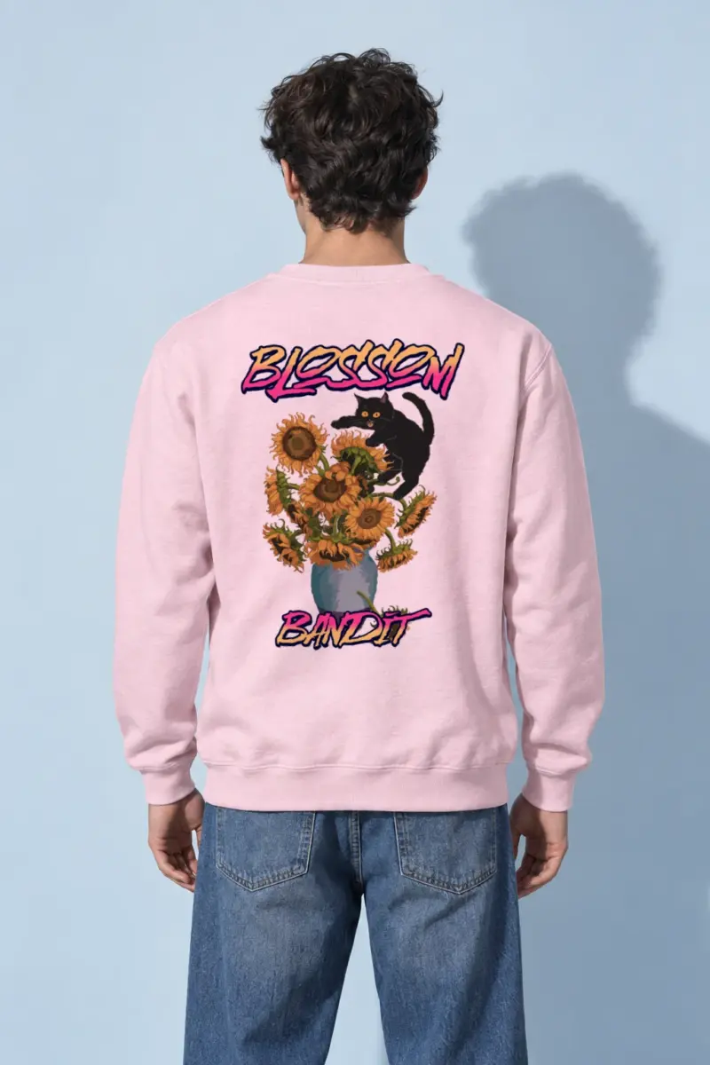 "Blossom Bandit" Heavy Blend Unisex Crewneck Sweatshirt | Gildan 18000
