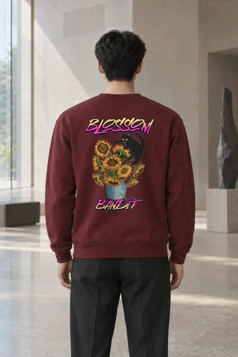 "Blossom Bandit" Heavy Blend Unisex Crewneck Sweatshirt