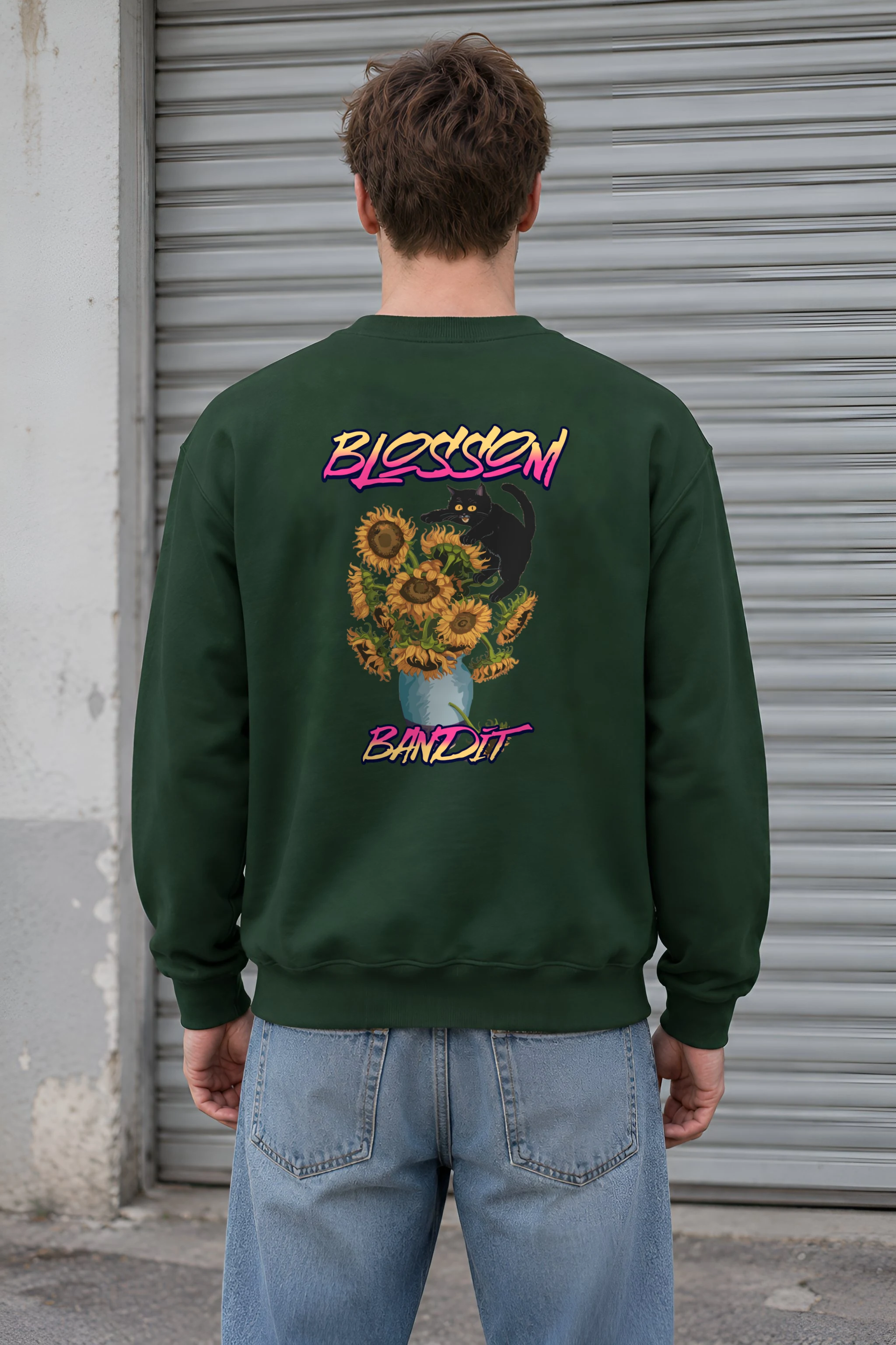 "Blossom Bandit" 1 Crewneck Sweatshirt