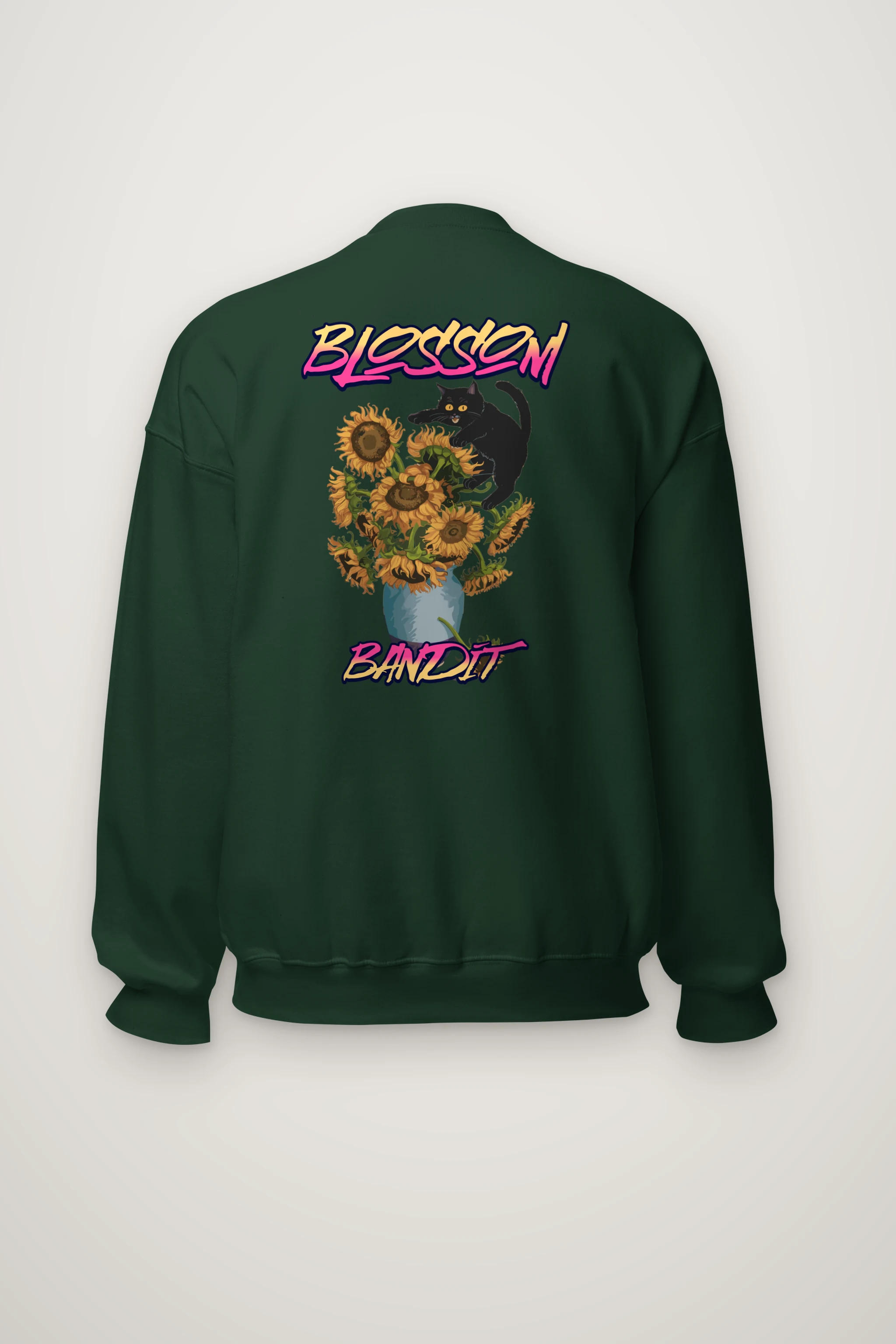 "Blossom Bandit" Heavy Blend Unisex Crewneck Sweatshirt