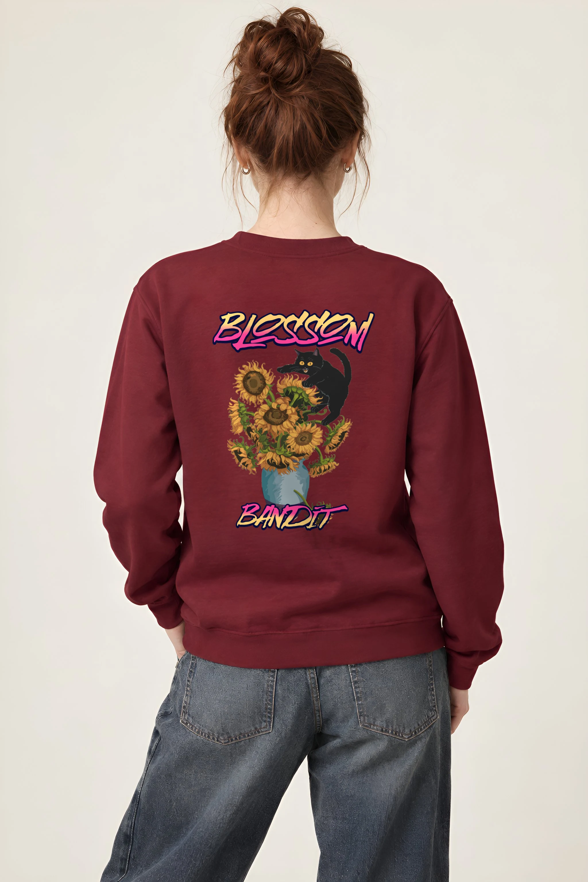 "Blossom Bandit" 1 Crewneck Sweatshirt