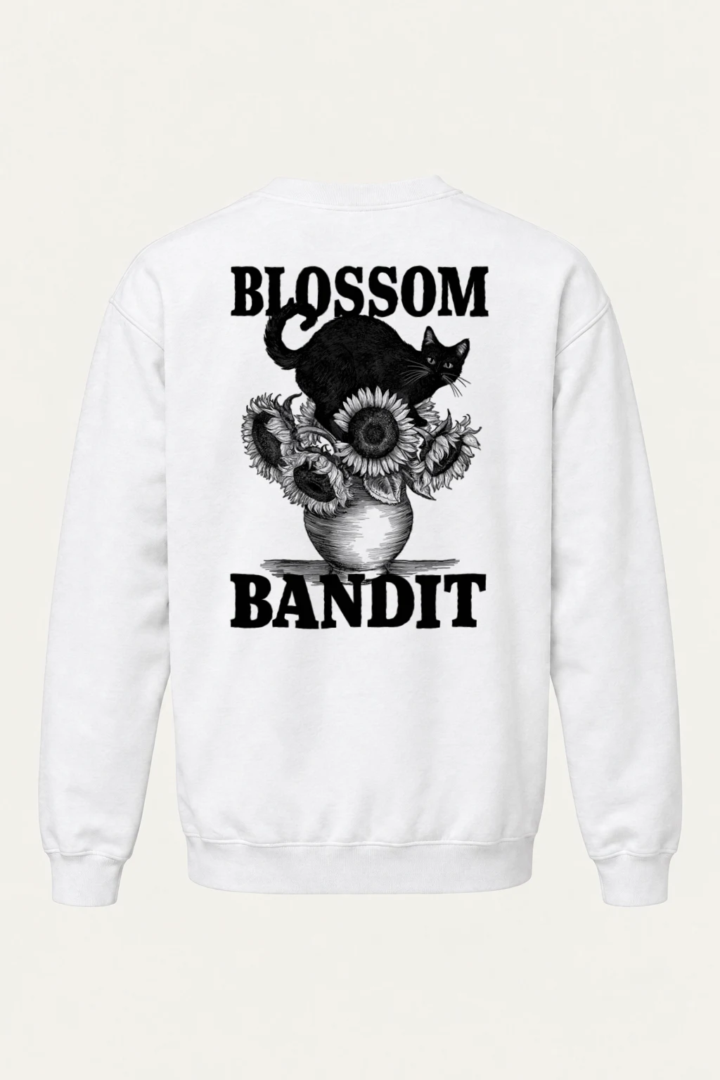 "Blossom Bandit" Heavy Blend Unisex Crewneck Sweatshirt | Gildan 18000