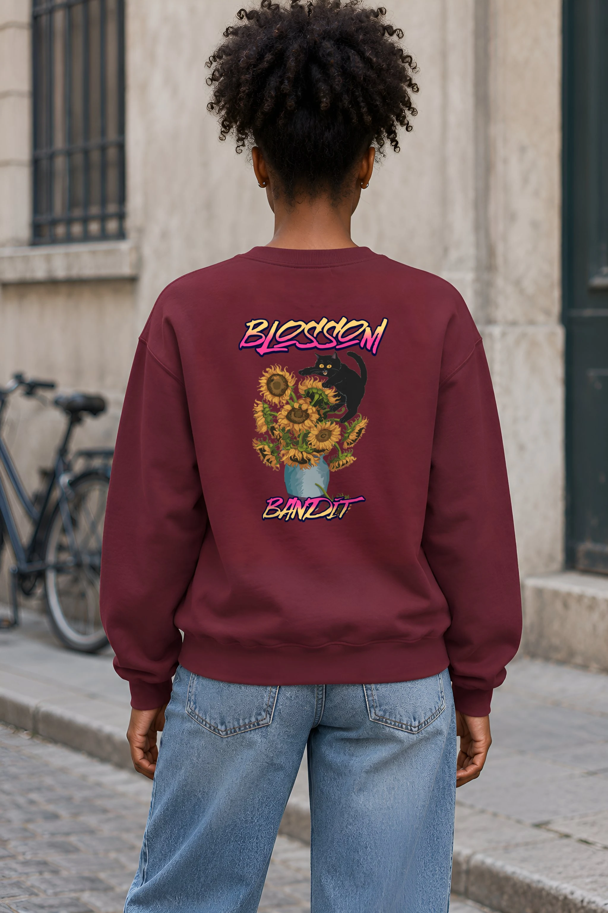 "Blossom Bandit" 1 Crewneck Sweatshirt