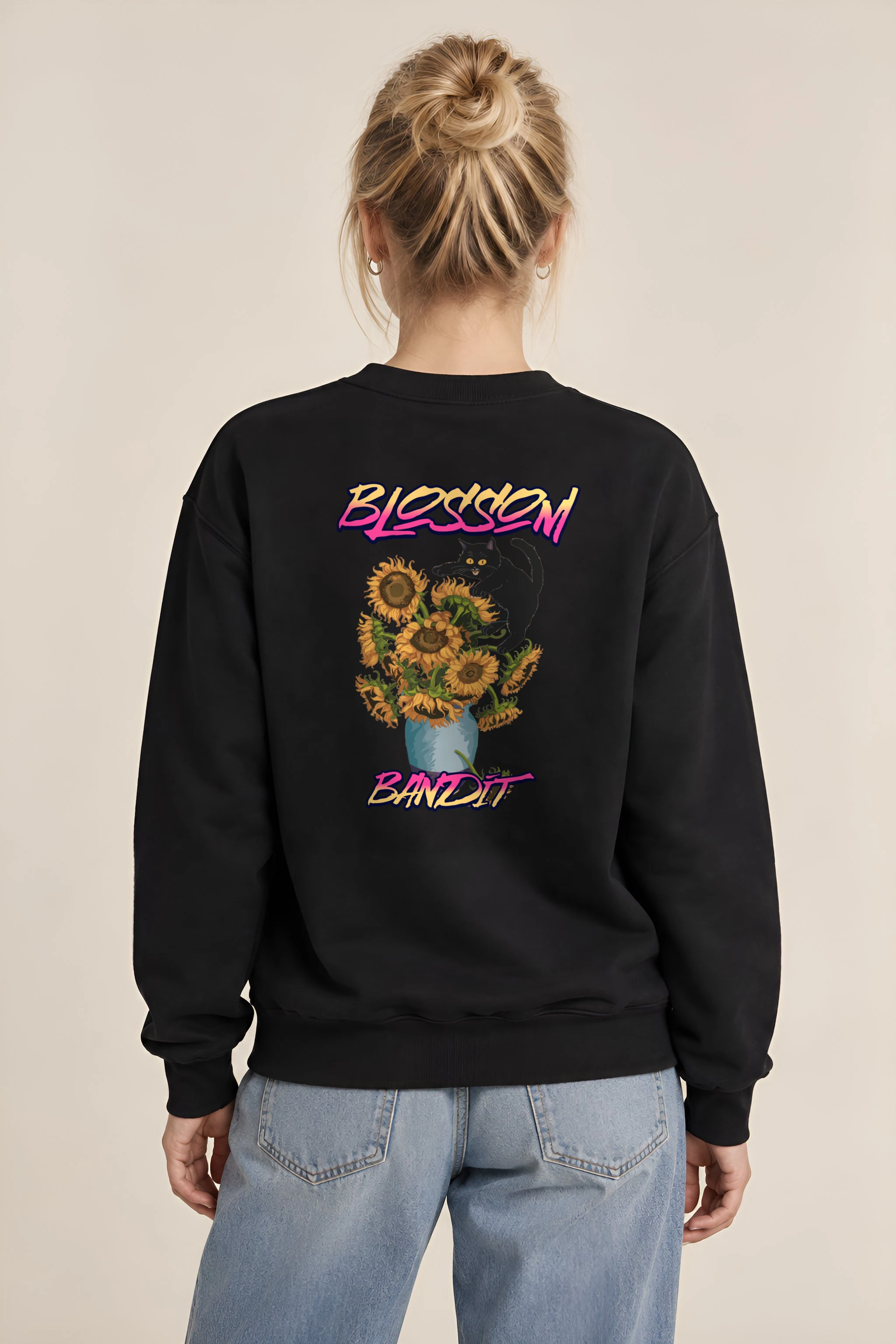 "Blossom Bandit" 1 Crewneck Sweatshirt