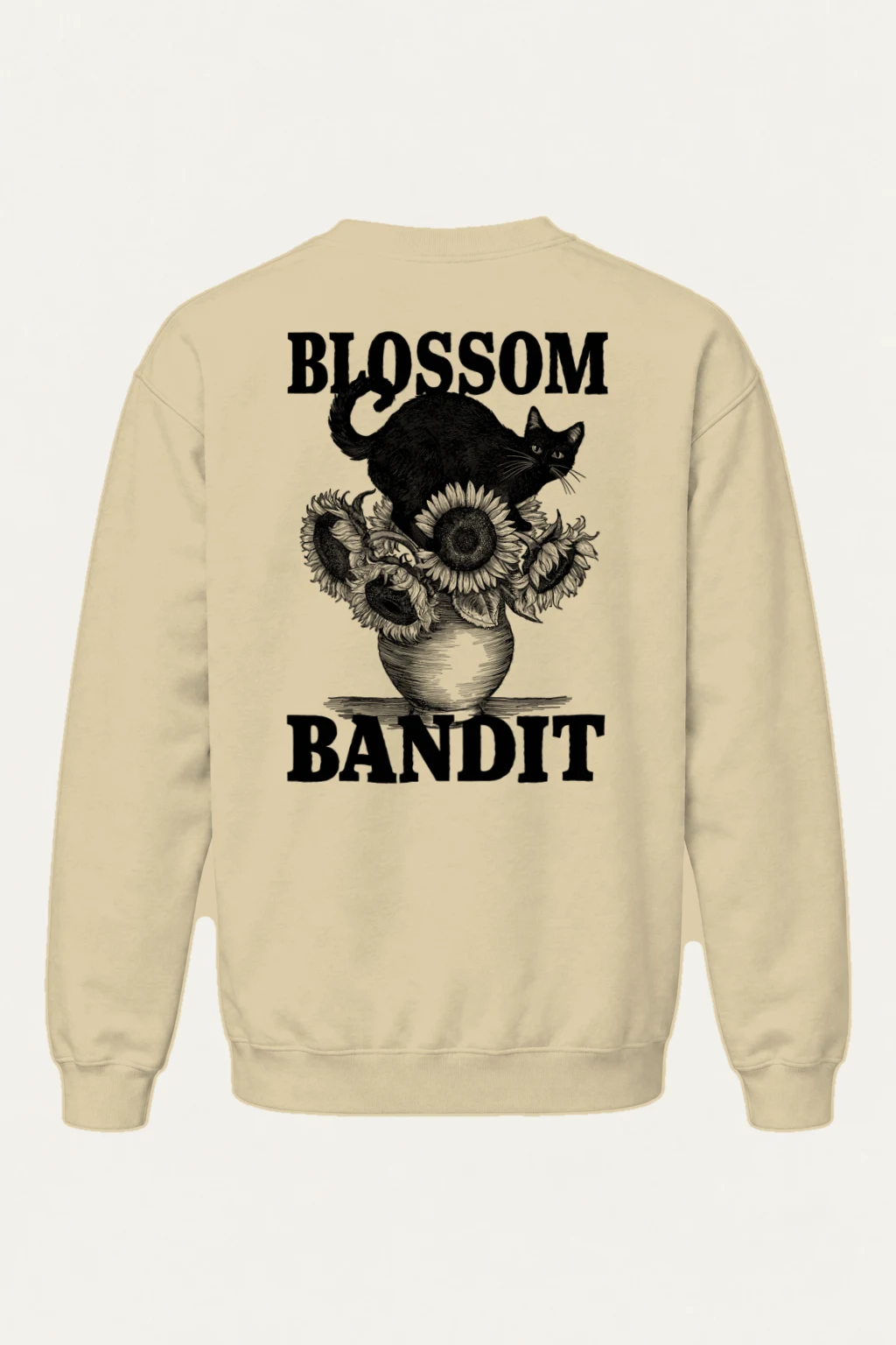 "Blossom Bandit" Heavy Blend Unisex Crewneck Sweatshirt | Gildan 18000