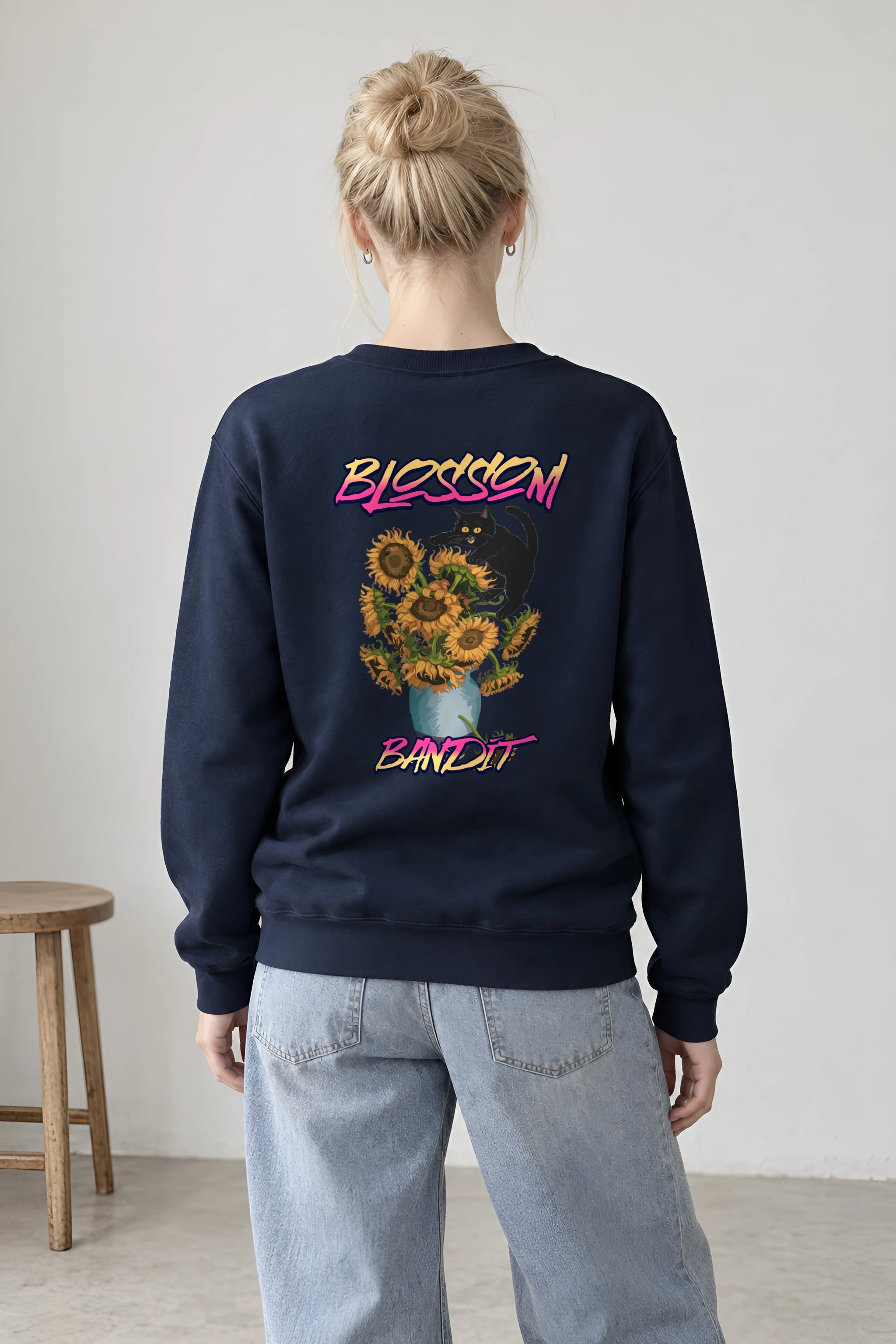 "Blossom Bandit" 1 Crewneck Sweatshirt