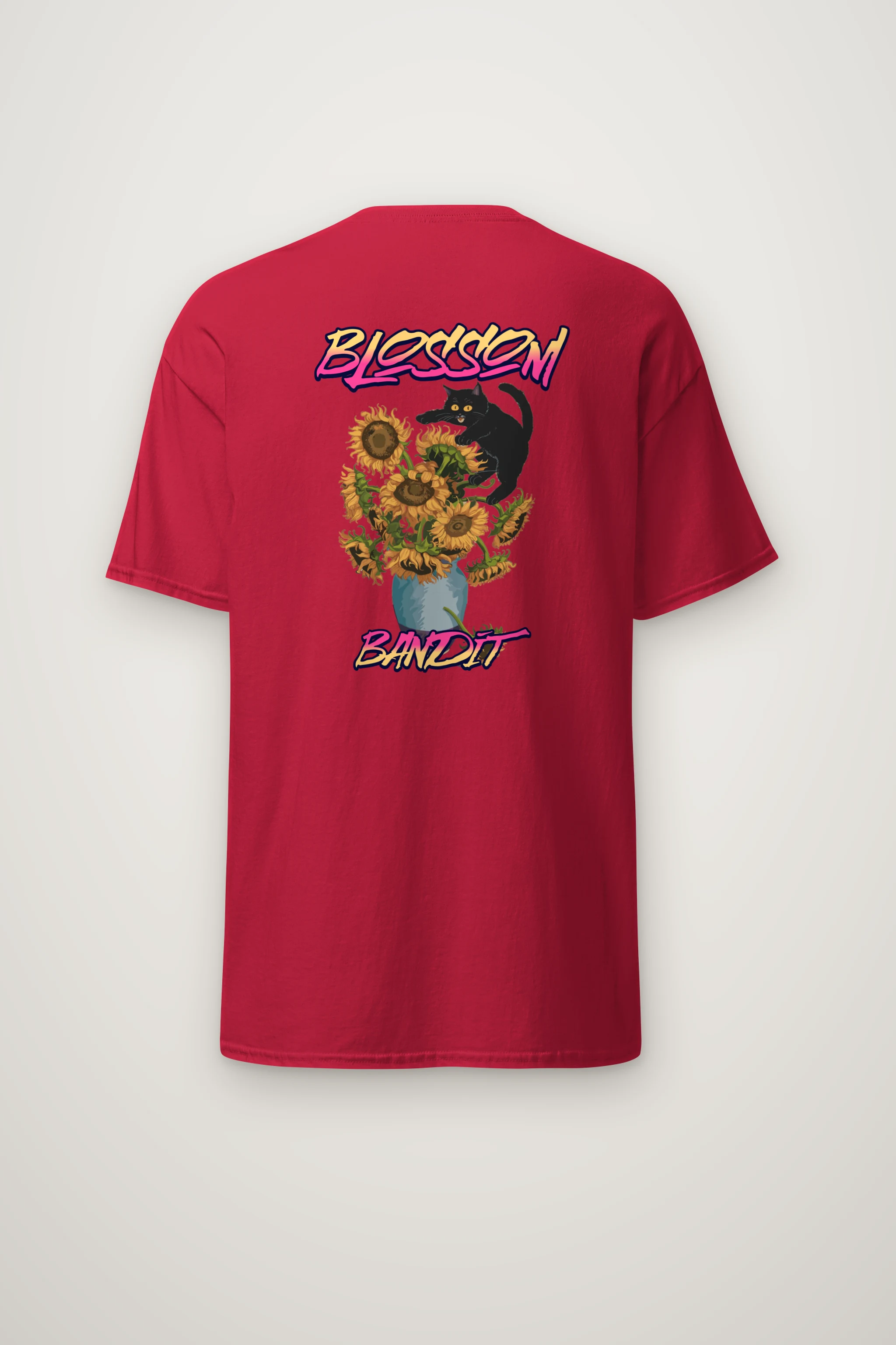 "Blossom Bandit" Heavyweight Unisex Crewneck T-shirt