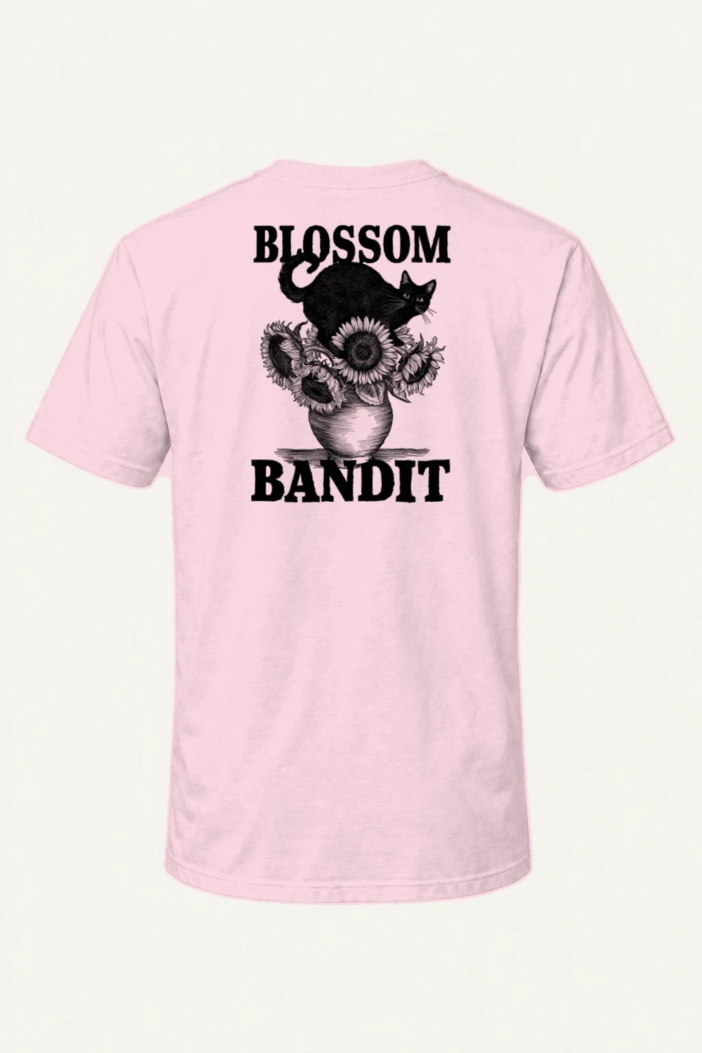 "Blossom Bandit" Heavyweight Unisex Crewneck T-shirt | Gildan 5000